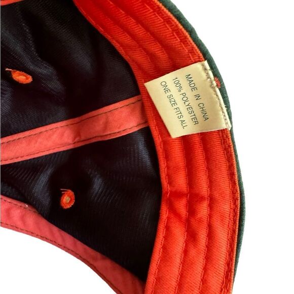 Twins Enterprise Vintage University of Miami Green Suede Hat NWT - Picture 6 of 8